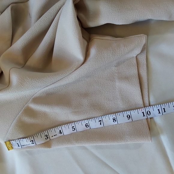 STUDIO I Two Piece Skirt Set Tan/Black Blazer & Floral Skirt set Size 14W - Picture 13 of 15